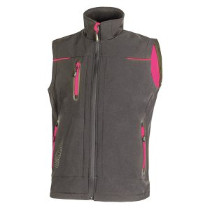 Gilet donna Universe Lady - taglia M - grigio/fucsia - U-power - immagine 1