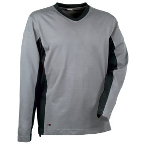 Maglietta Madeira - a maniche lunghe - taglia XL - grigio/nero - Cofra - immagine 1