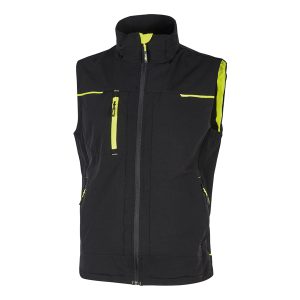 Gilet donna Saturn Lady - taglia XL - nero/giallo - U-power - immagine 1