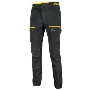 Pantalone Horizon - taglia M - nero/giallo - U-power - immagine 1