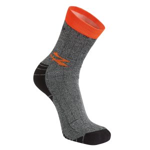 Calze corte Giady - taglia unica - grigio/arancio - U-Power - conf. 2 pezzi - immagine 1