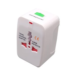 Adattatore da viaggio universale - bianco - MKC Melchioni - immagine 1