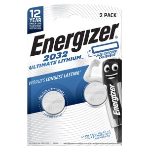 Pila CR2032 Ultimate Lithium - 3 V - Energizer - blister 2 pezzi - immagine 1