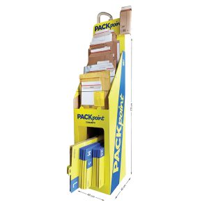 Espositore PACKpoint - con buste per la spedizione - 40 x 40 x 175 cm - Blasetti - immagine 1