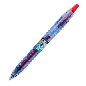 Roller gel a scatto B2P Begreen - punta 0,7 mm - rosso - Pilot - immagine 1