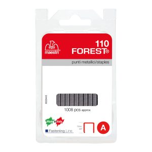 Punti metallici - 110 - 10 mm - metallo - Ro-Ma - conf. 1008 punti - immagine 1