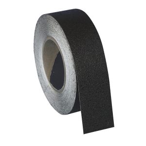 Rotolo antiscivolo - impermeabile - 100 mm x 18,3 m - nero - immagine 1
