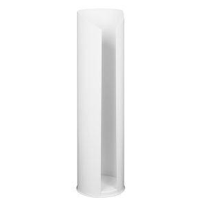 Portarotolo carta igienica - acciaio inox verniciato - bianco - Laminart - immagine 1