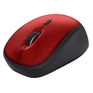 Mouse wireless Yvi+ - silenzioso - rosso - Trust - immagine 1