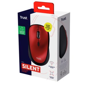 Mouse wireless Yvi+ - silenzioso - rosso - Trust - immagine 5