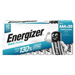 Pila alcalina AAA Max Plus E92 - DP20 60/120 - 1,5 V - Energizer - conf. 20 pezzi - immagine 1