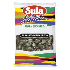 Caramelle - gusto liquirizia - busta 1 kg - Sula - immagine 1