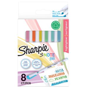 Pennarelli S-Note Duo - colori assortiti - Sharpie - conf. 8 pezzi - immagine 1