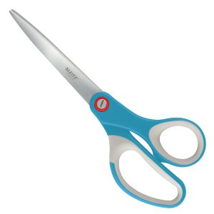 Forbici Cosy - 205 mm - acciaio - blu - Leitz - immagine 1