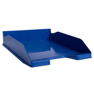 Vaschetta portacorrispondenza Combo Midi Bee Blue - 34,6 x 25,4 x 24,3 cm - blu navy - Exacompta - immagine 1