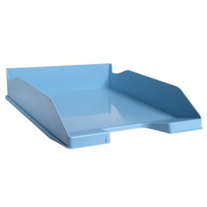Vaschetta portacorrispondenza Combo Midi Bee Blue - 34,6 x 25,4 x 24,3 cm - azzurro - Exacompta - immagine 1