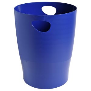 Cestino gettacarte Ecobin Bee Blue - 15 L - blu navy - Exacompta - immagine 1