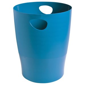 Cestino gettacarte Ecobin Bee Blue - 15 L - turchese - Exacompta - immagine 1