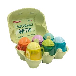 Temperamatite Ovetto - 2 fori - colori assortiti - Arda - immagine 1