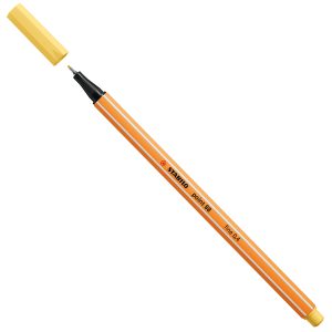 Fineliner Point 88 - tratto 0,4 mm - giallo chiaro 23 - Stabilo - immagine 1