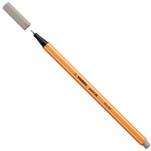 Fineliner Point 88 - tratto 0,4 mm - grigio caldo 93 - Stabilo - immagine 1