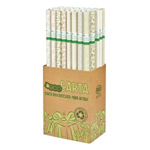 Rotolo carta regalo Erba - 70 cm x 2 m - fantasie assortite - Rex Sadoch - immagine 1