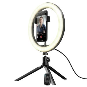 Kit di anelli luminosi Maku - per vlog - nero - Trust - immagine 1