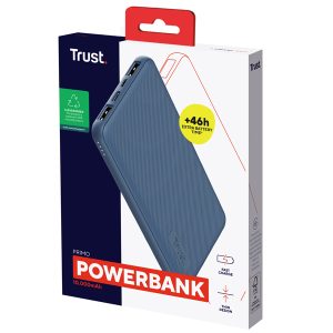 Powerbank Primo - ultrasottile - da 10.000 mAh - blu - Trust - immagine 3