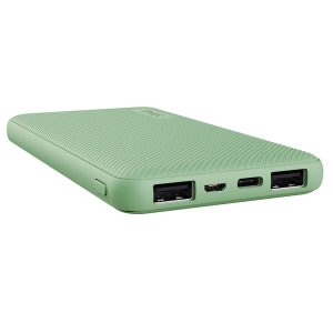 Powerbank Primo - ultrasottile - da 10.000 mAh - verde - Trust - immagine 1