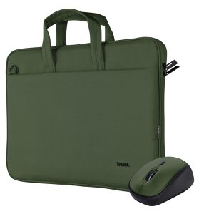 Borsa per laptop - Bologna - con mouse - da 16  - verde - Trust - immagine 2