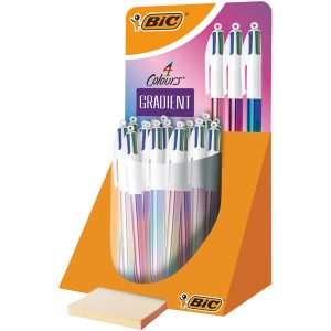 Penna 4 Colours Gradient - colori assortiti - Bic - expo 30 pezzi - immagine 1