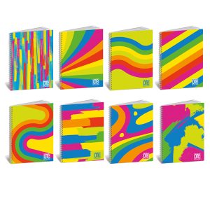 Maxiquaderno One Color Fantafluo - spiralato - A4 - 1 rigo - 60 fogli - 80 gr - BM - immagine 1