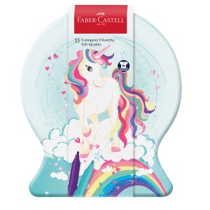 Pennarelli Connector Pen - colori assortiti - Faber Castell - astuccio 33 pezzi - immagine 1