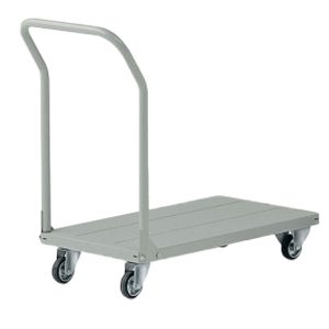 Carrello da lavoro - con manici smontabili e pianale - 150 kg - grigio - Tecnotelai - immagine 1