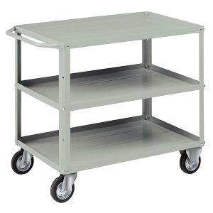 Carrello da lavoro - 3 vasche da 93 x 600 cm - 104 x 60 x 86,5 cm - grigio - Tecnotelai - immagine 1