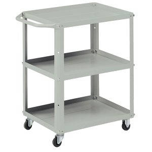 Carrello da lavoro - 3 vasche da 60 x 45 cm - 71 x 45 x 78 cm - grigio - Tecnotelai - immagine 1