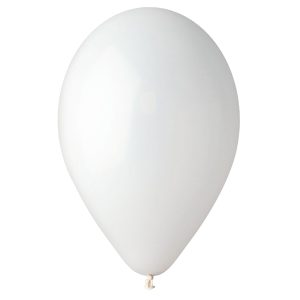 Palloncino - diametro 26 cm - lattice - bianco - Big Party - conf. 25 pezzi - immagine 1