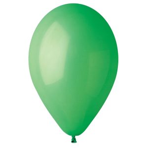 Palloncino - diametro 26 cm - lattice - verde - Big Party - conf. 25 pezzi - immagine 1