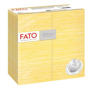 Quick pocket linea Millerighe - 40 x 40 cm - mimosa - Fato - conf. 40 pezzi - immagine 1