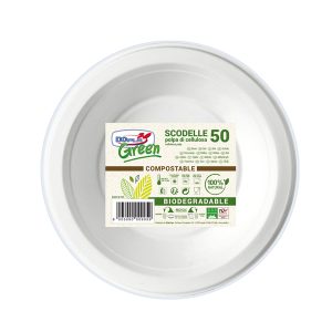 Scodella biodegradabile - 450 ml - Dopla Green - conf. 50 pezzi - immagine 1