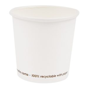 Bicchiere in carta - 200 ml - bianco - Signor Bio - conf. 50 pezzi - immagine 1