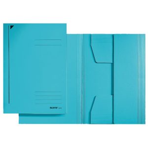 Cartellina 3 lembi - 430 gr - 24,3 x 34 cm - azzurro - Leitz - immagine 1