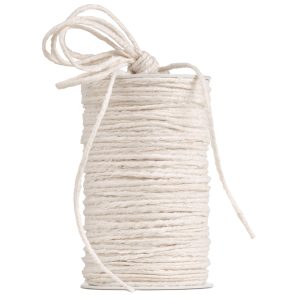 Cordone di canapa - 3 mm x 50 m - bianco 01 - Brizzolari - immagine 1