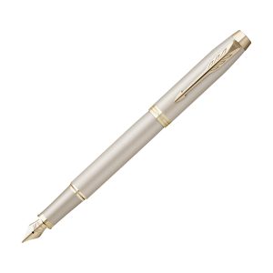 Penna stilografica IM Monochrome - punta M - champagne - Parker - immagine 1