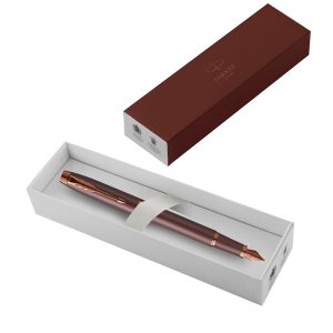 Penna stilografica IM Monochrome - punta M - burgundy - Parker - immagine 2