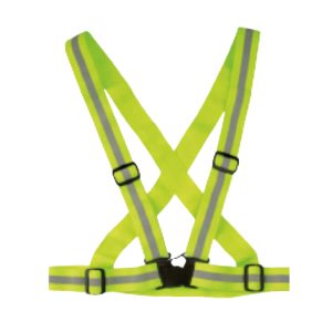 Bretella alta visibilità Cross Belt - regolabile - taglia unica - giallo fluo - WoWow - immagine 1