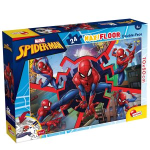 Puzzle maxi - Marvel Spiderman - 24 pezzi - Lisciani - immagine 1