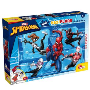 Puzzle maxi - Marvel Spiderman - 108 pezzi - Lisciani - immagine 1