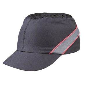 Caschetto anti-urto AirColtan COLTAAINOSH - tipo baseball - taglia unica - nero/rosso - Deltaplus - immagine 1