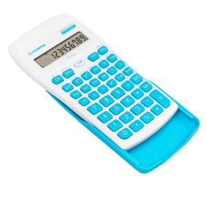 Calcolatrice scientifica OS 134/10 BeColor - bianco - tasti azzurri - Osama - immagine 1
